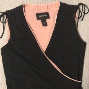 Express black cocktail dress